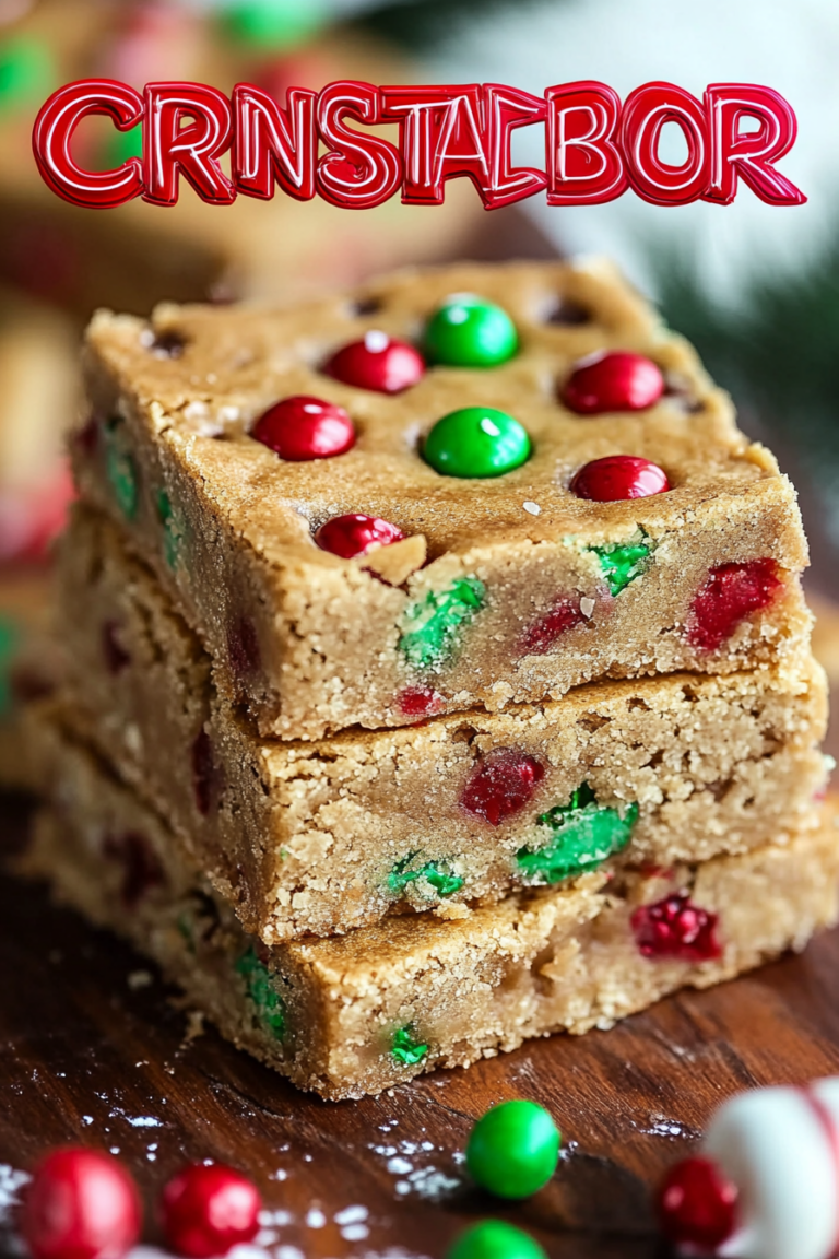 Christmas cookie bars