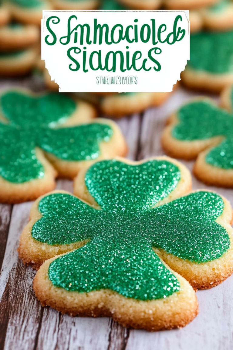 Shamrock Sugar Cookies