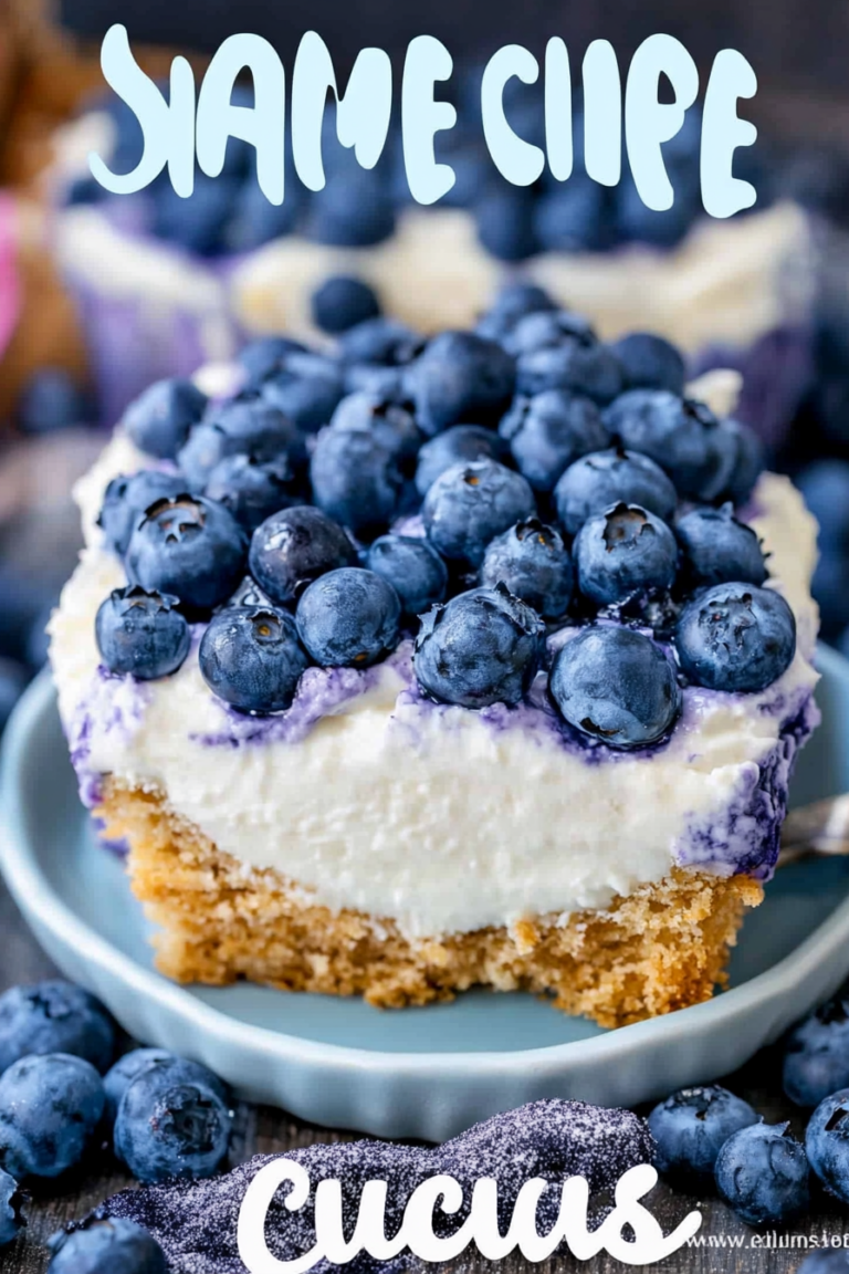 blueberry dessert
