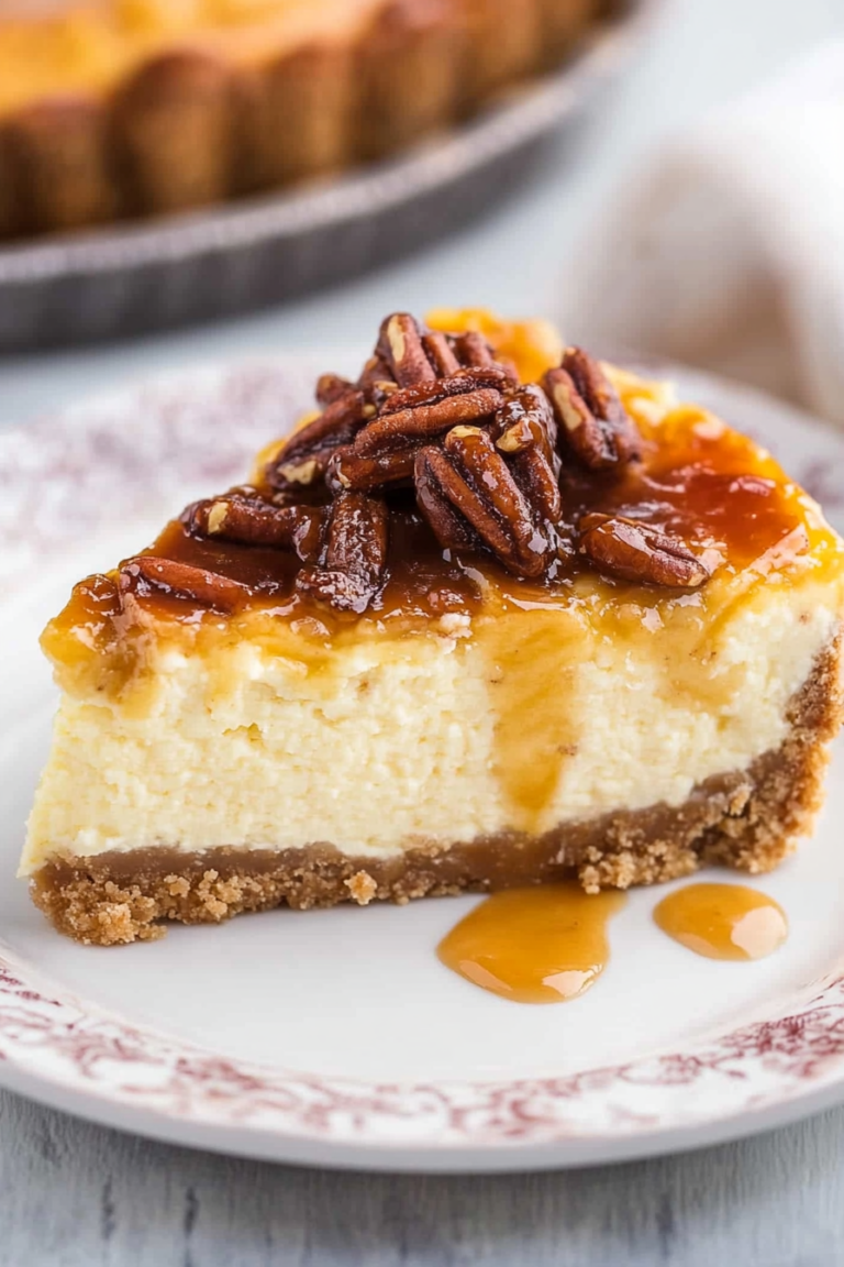 caramel cheesecake
