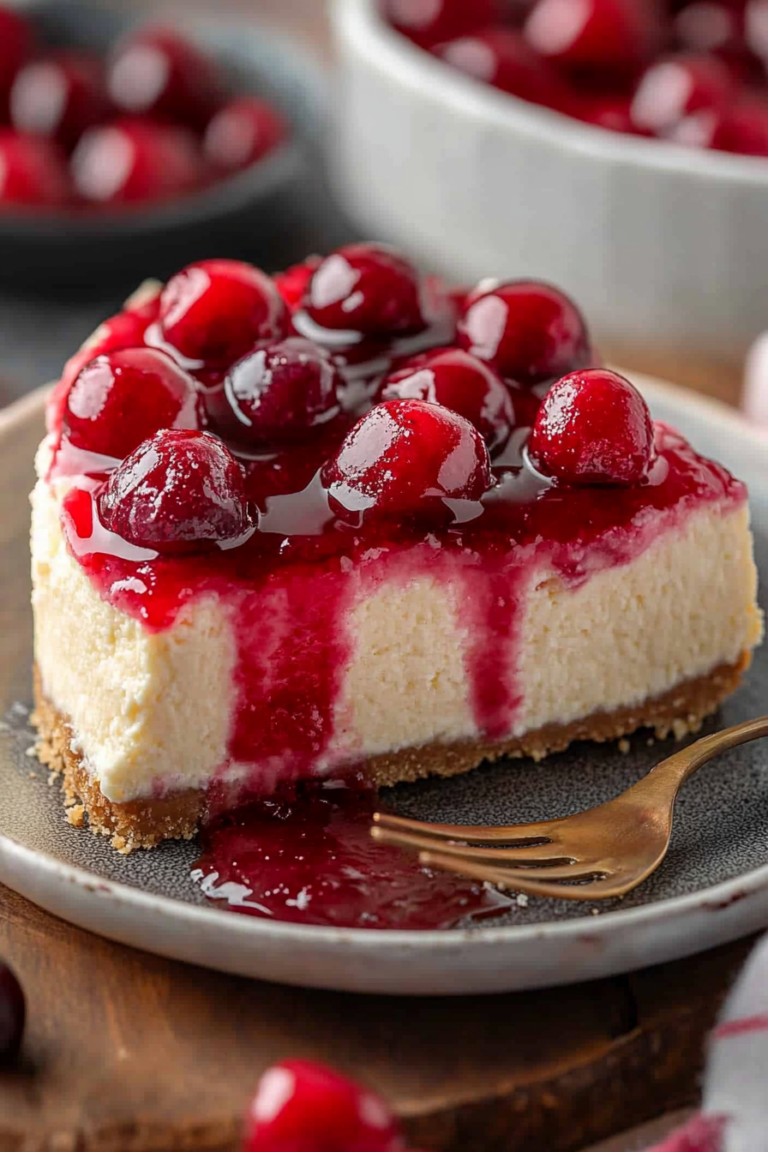 cherry cheesecake