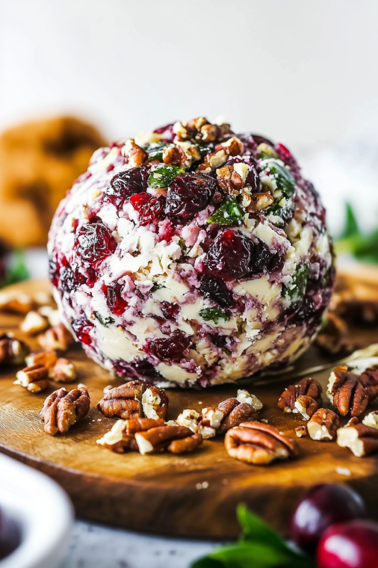 cranberry pecan cheeseball