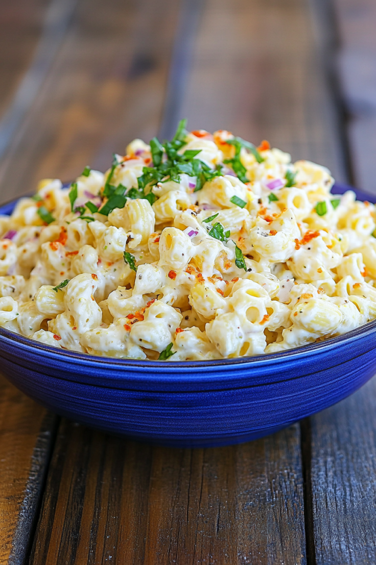 deviled egg pasta salad