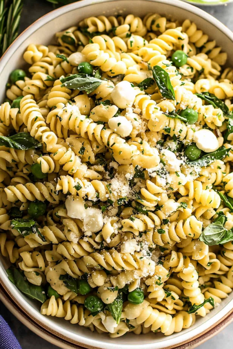 garlic lemon pasta salad