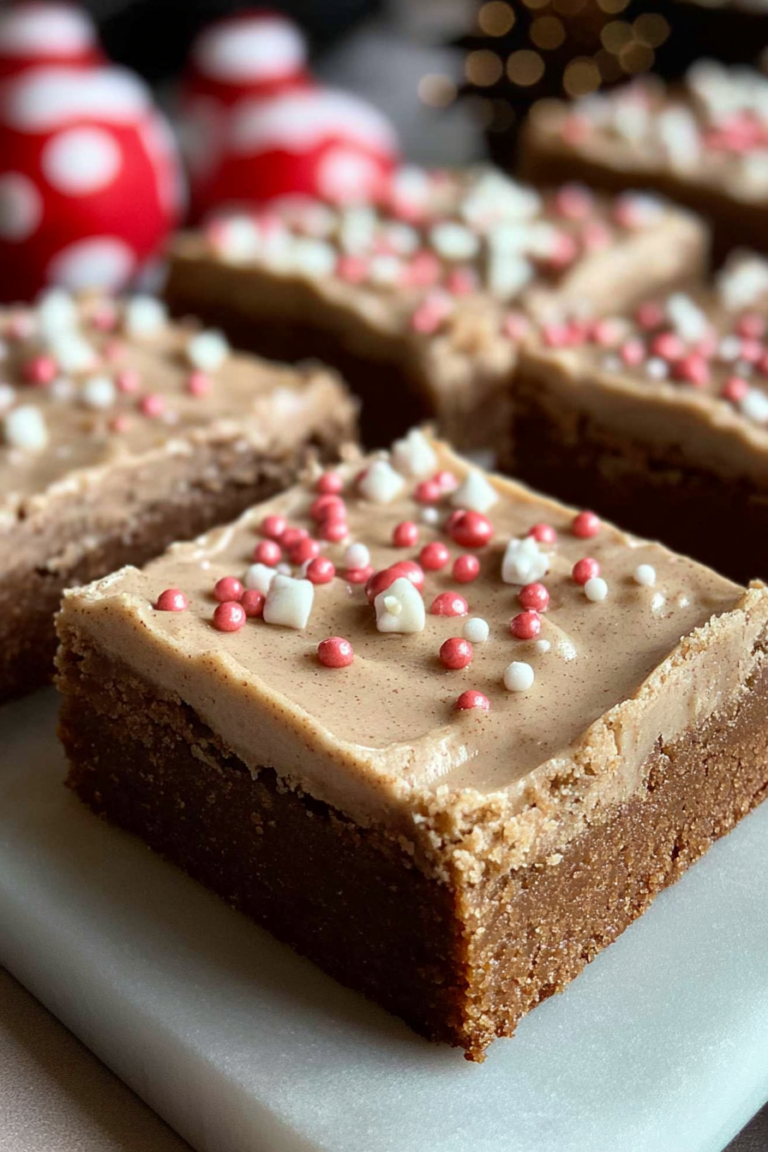 gingerbread cookie bars