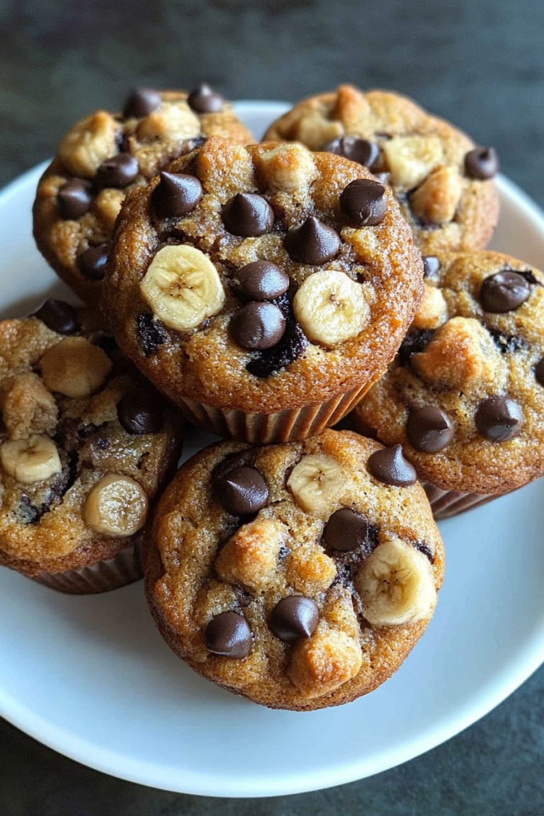 peanut butter banana muffins