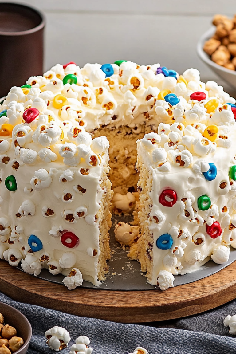 popcorn cake
