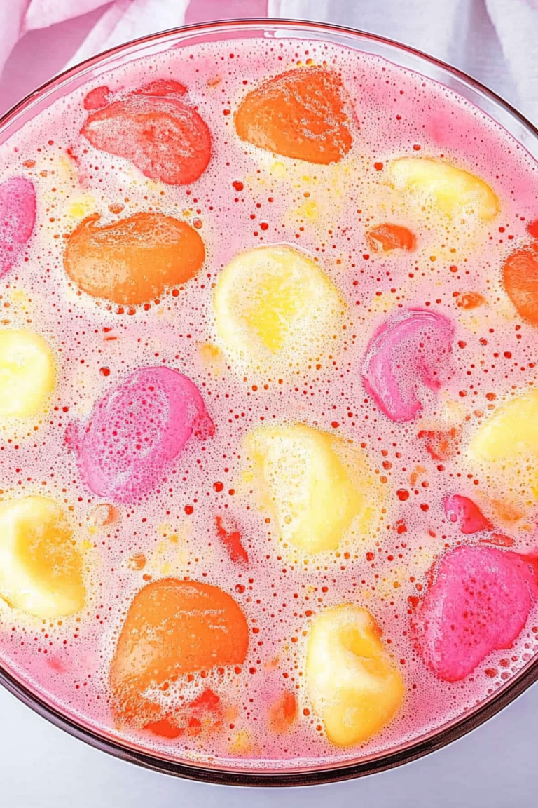rainbow sherbet punch