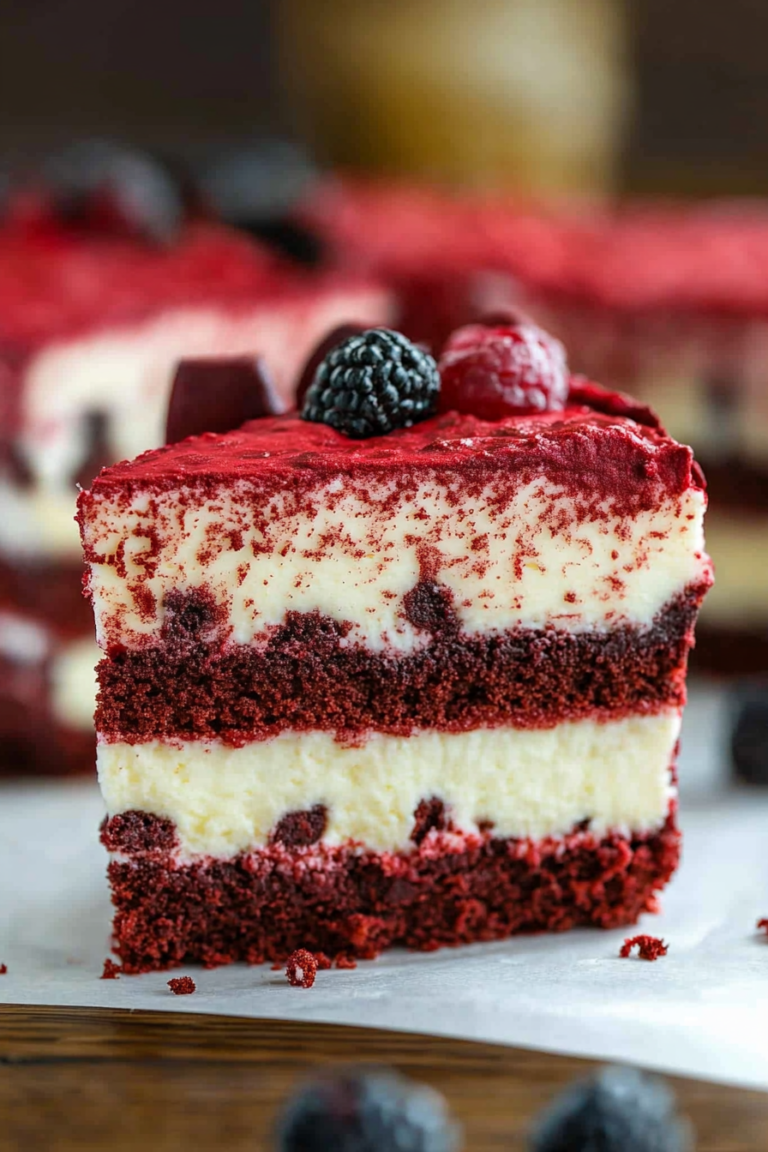 red velvet cheesecake