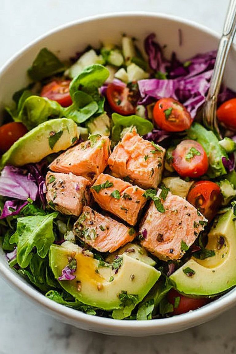 salmon avocado salad