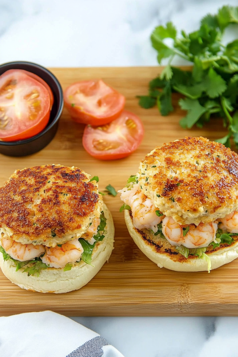 shrimp burgers