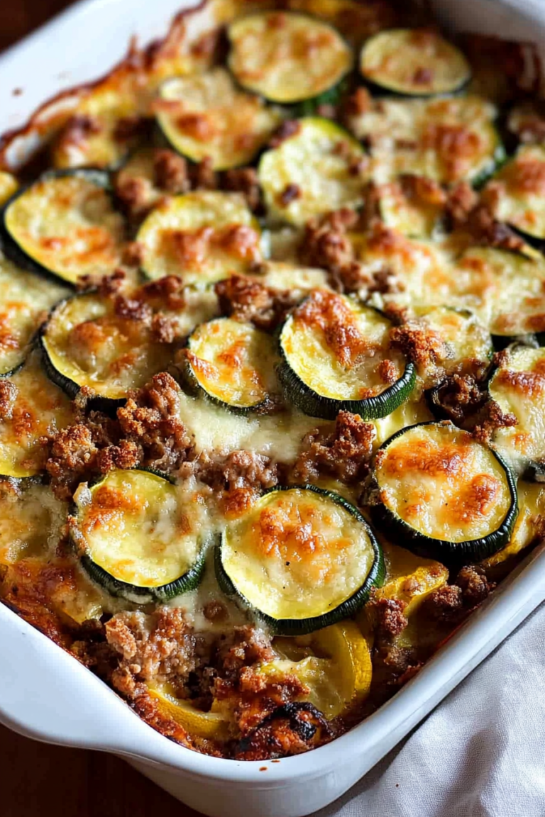 Ground Beef Zucchini Bake