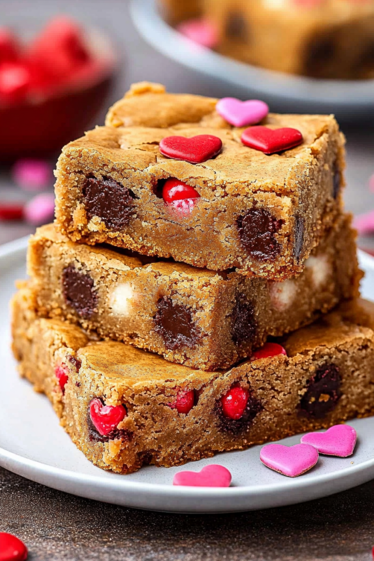 Valentine Blondies