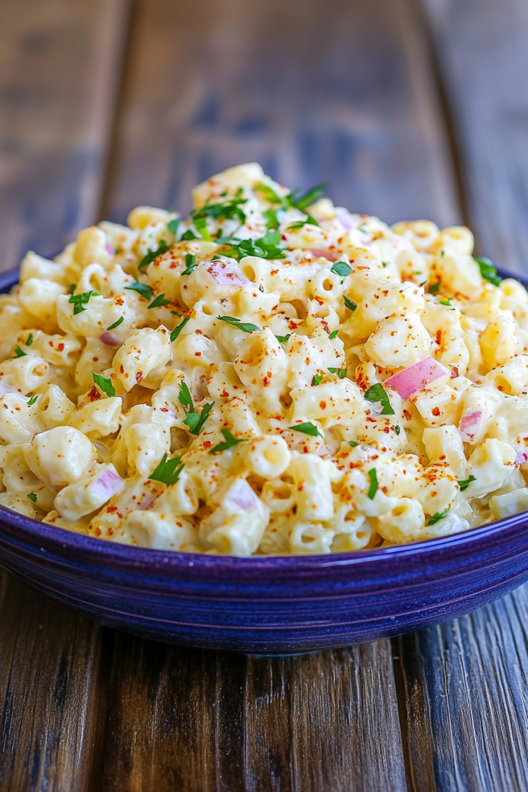 deviled egg pasta salad