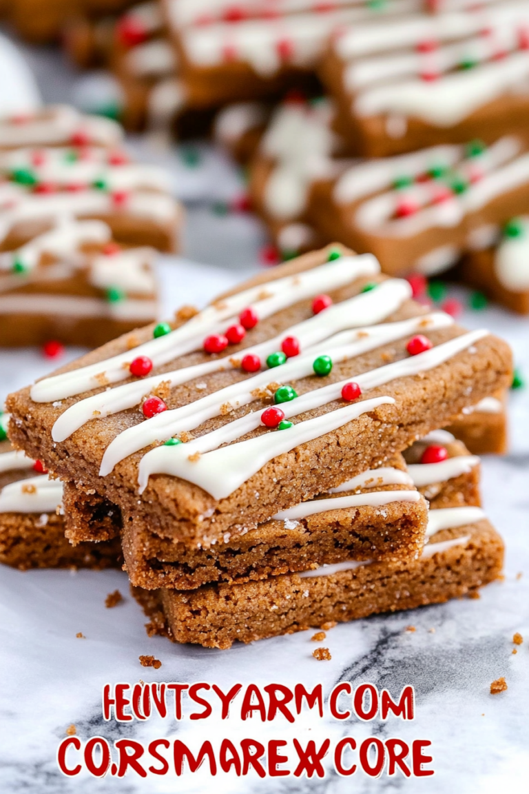 gingerbread cookie sticks