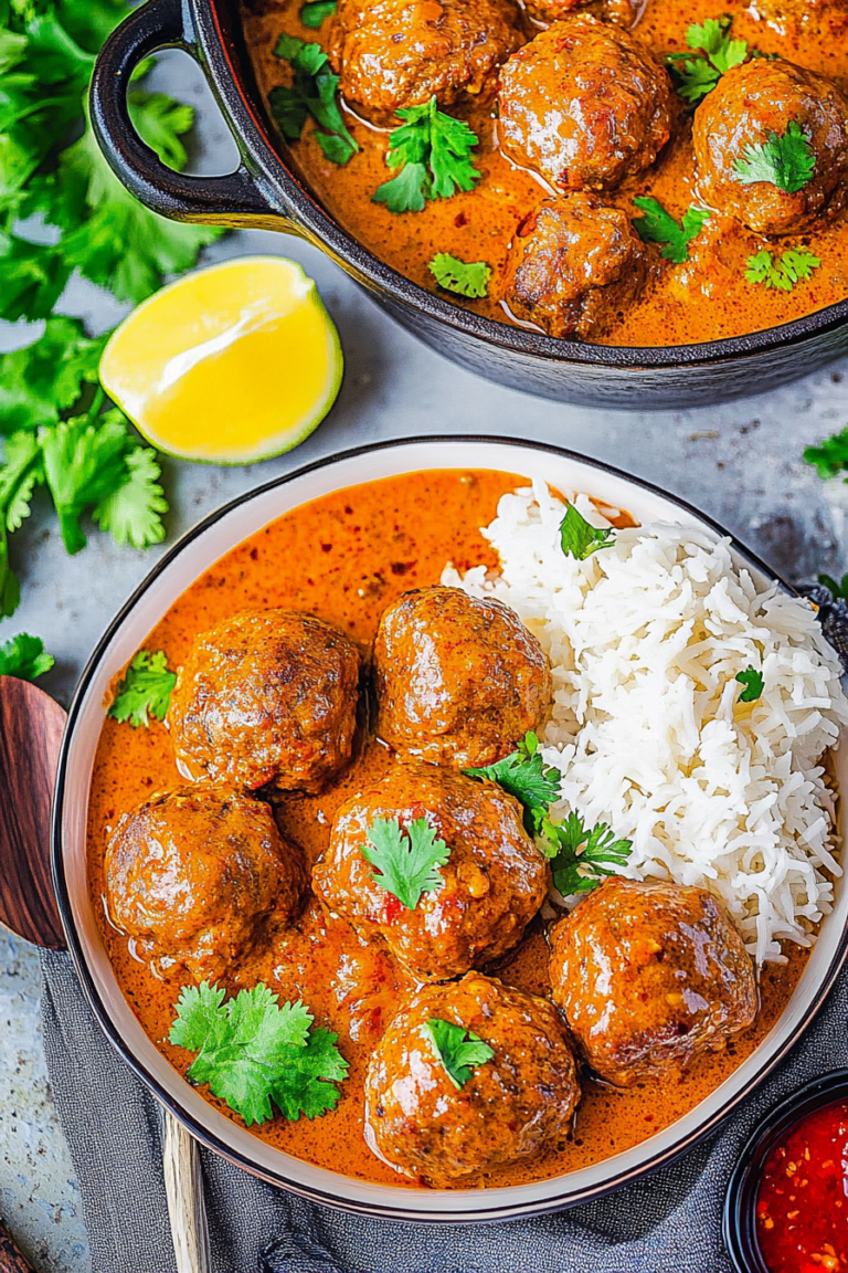 red curry meatballs