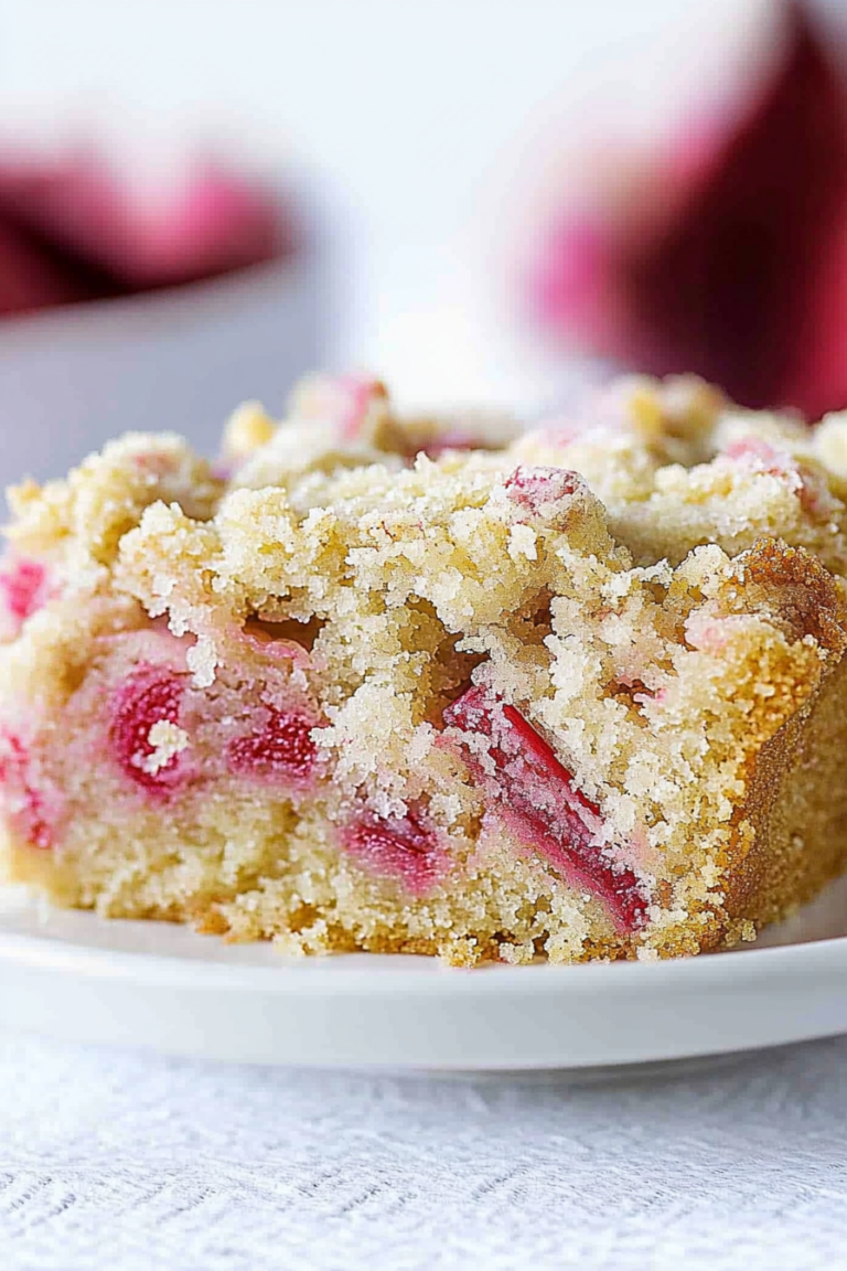 rhubarb cake