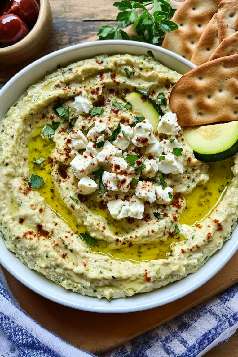 zucchini feta dip